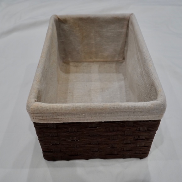 BROWN WOVEN BIN - Picture 3 of 14